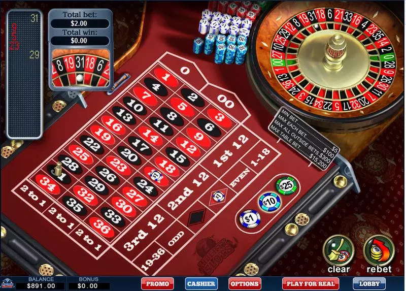 American Roulette, сделано WGS Technology.